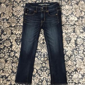 American eagle cropped jean